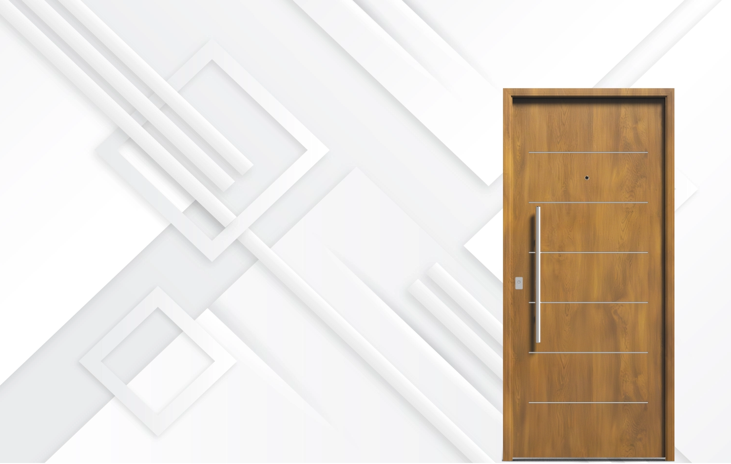 Puerta Exterior Acero Simil Madera Roble 56 Imperia