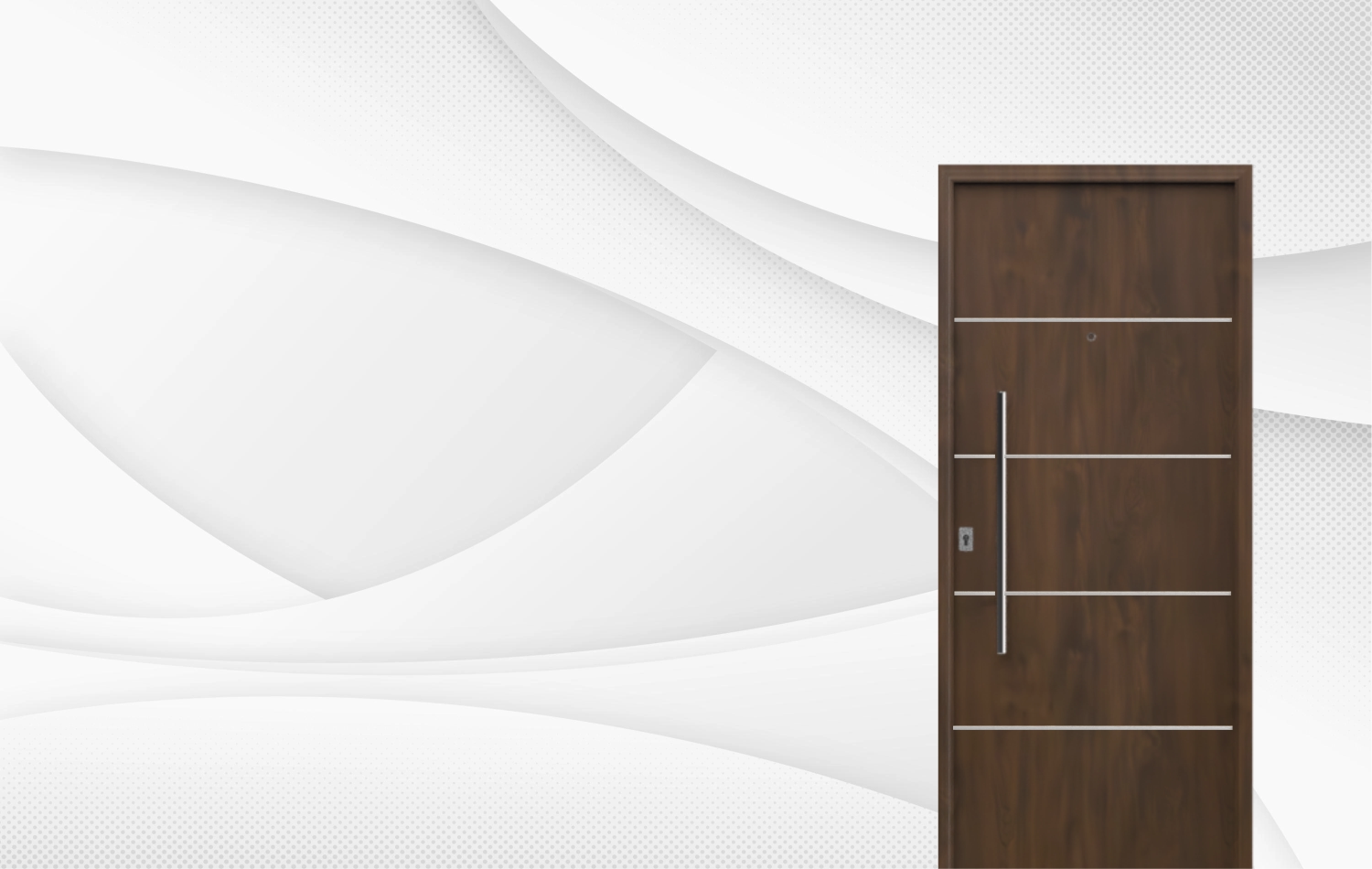 Puerta Exterior Acero Simil Madera Caoba 71 Futura