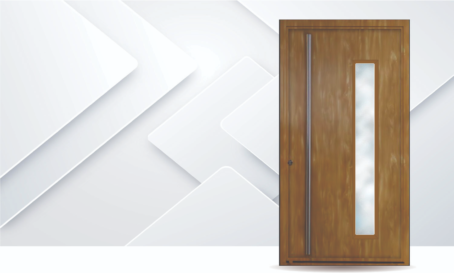 Puerta Exterior Pivotante Fresno Postigo Fijo