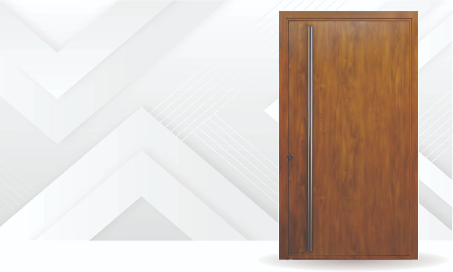 Puerta Exterior Pivotante Roble