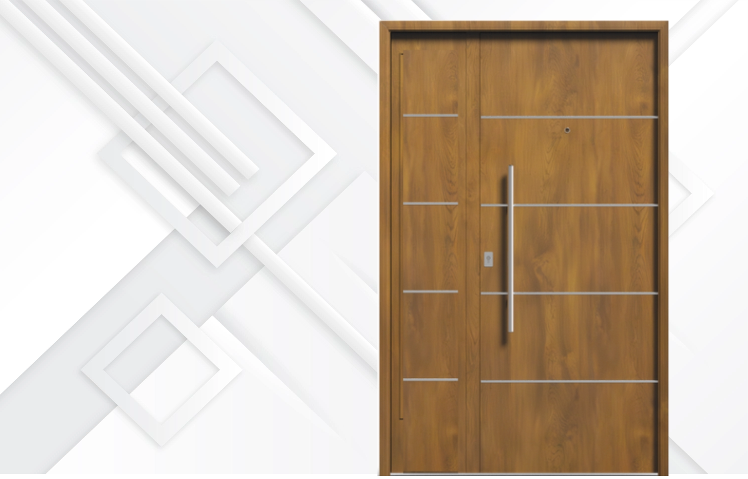 Puerta Exterior Residencial 71 Futura Roble ciega